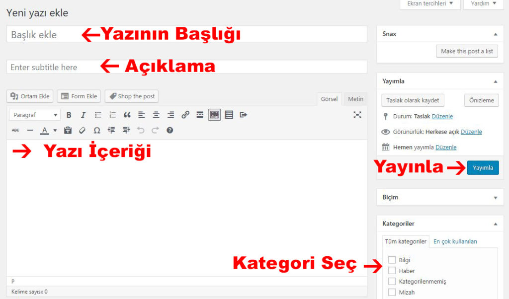 yeni-yazi-ekle-wordpress-2019